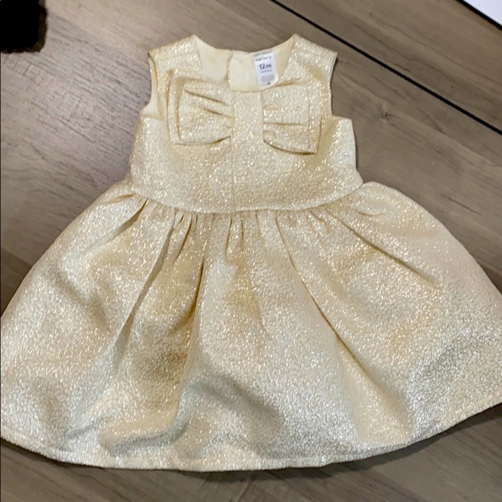 Carter’s Toddler Cream Shimmer Dress